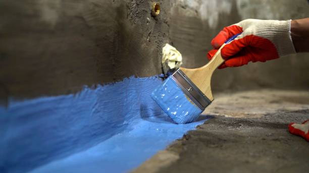 Crawl space vapor barrier installation in Long Lake, MN